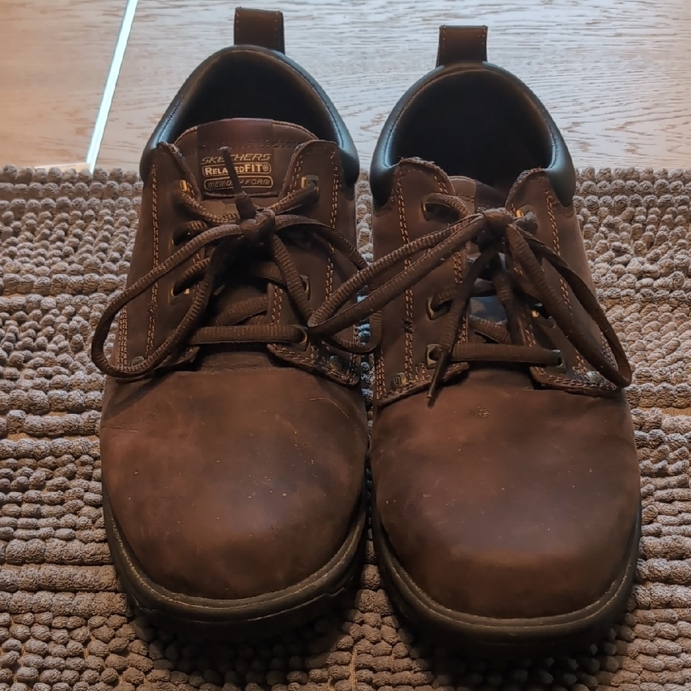 Skechers Men's Dark Brown Oxfords